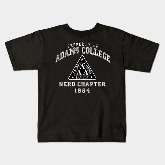 Lambda Lambda Lambda Nerd Chapter Kids T-Shirt by Alema Art